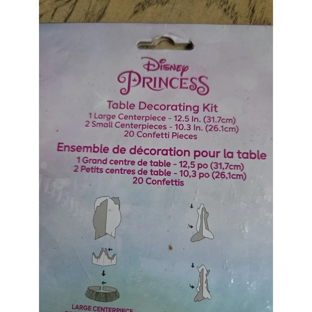 Disney Princess Birthday Party Table Decorating Kit Confetti New Centerpiece New